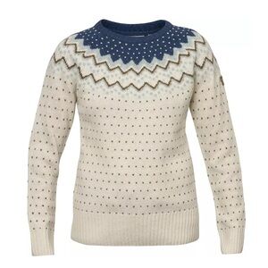 Fjällräven Ovik Knit wool sweater in Glacier Green - XS